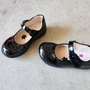 Black toddler girl dress shoes